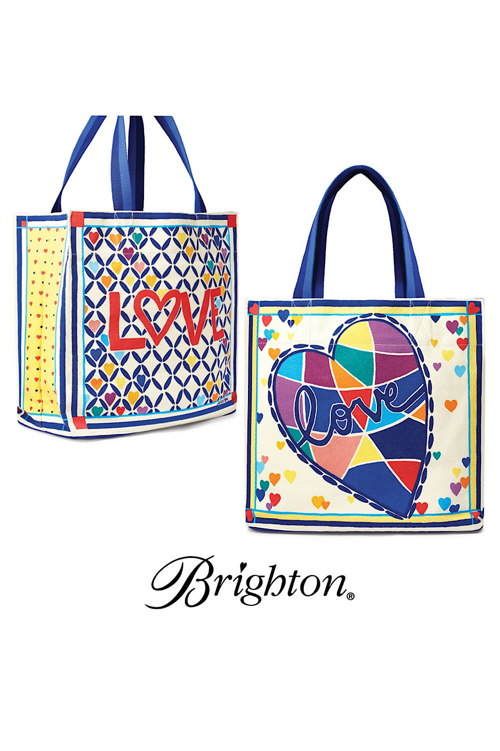 Brighton canvas tote deals bag