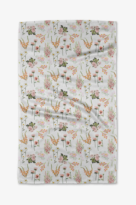 DELICATE FLORAL TEA TOWEL