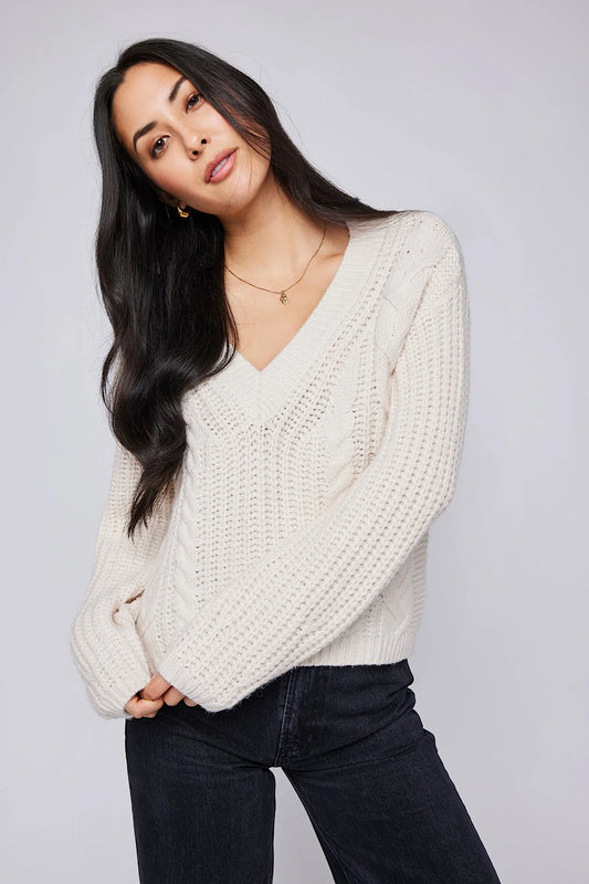 OCTAVIA SWEATER IN CREAM