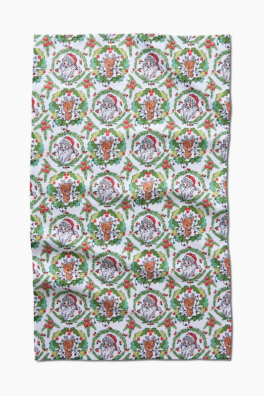 BERRY RETRO HOLIDAY TEA TOWEL