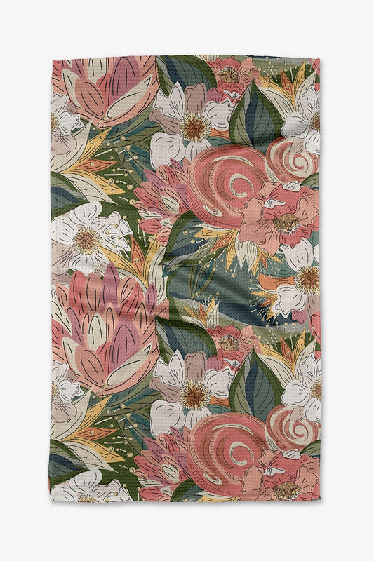 FLOWER EXPLOSION TEA TOWEL