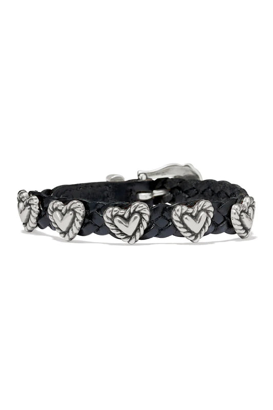 ROPED HEART BRAID BANDIT BRACELET