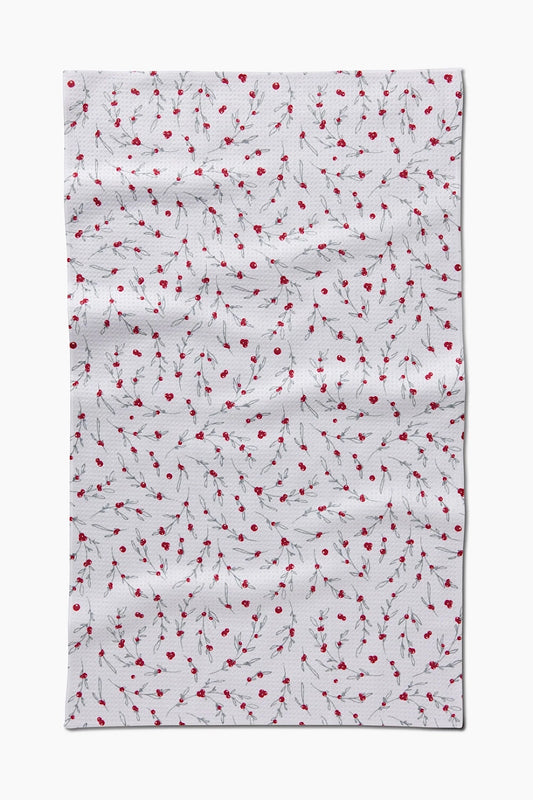 HOLIDAY SPRIGS TEA TOWEL