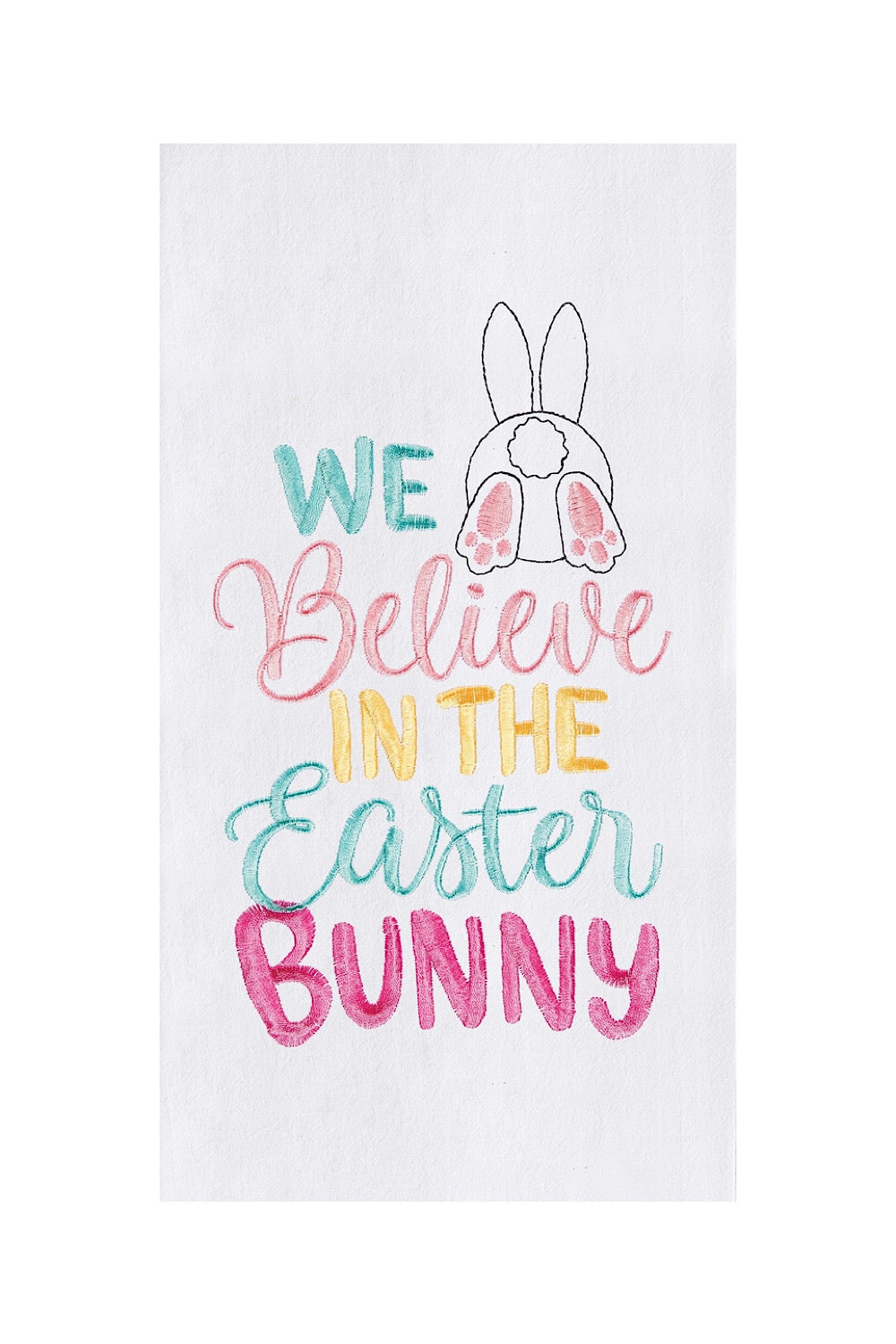 EASTER BUNNY TEA TOWEL The Spruced Goose Boutique Gifts   9888D125 8905 4FC0 BFA5 6C68EA6254C2 