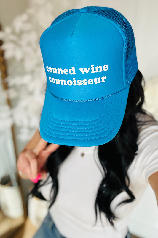 CANNED WINE CONNOISSEUR TRUCKER HAT