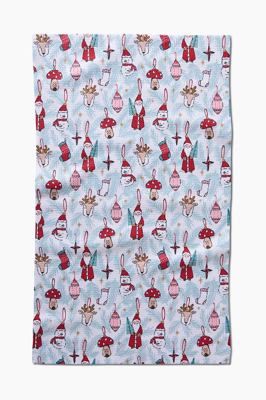 CHRISTMAS TRADITIONS TEA TOWEL