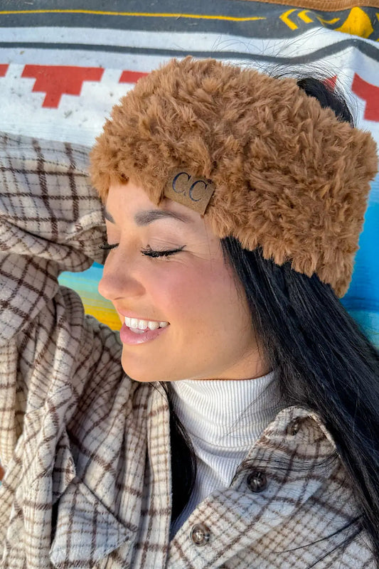 FAUX FUR HEADWRAP