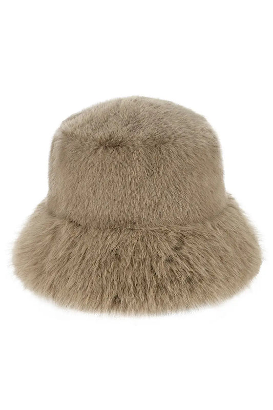 FAUX FUR BUCKET HAT