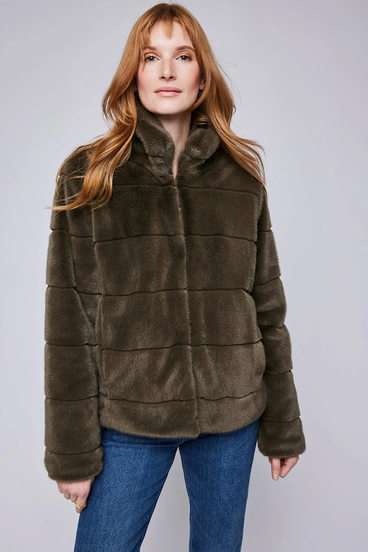 ELLINGTON COAT IN OLIVE