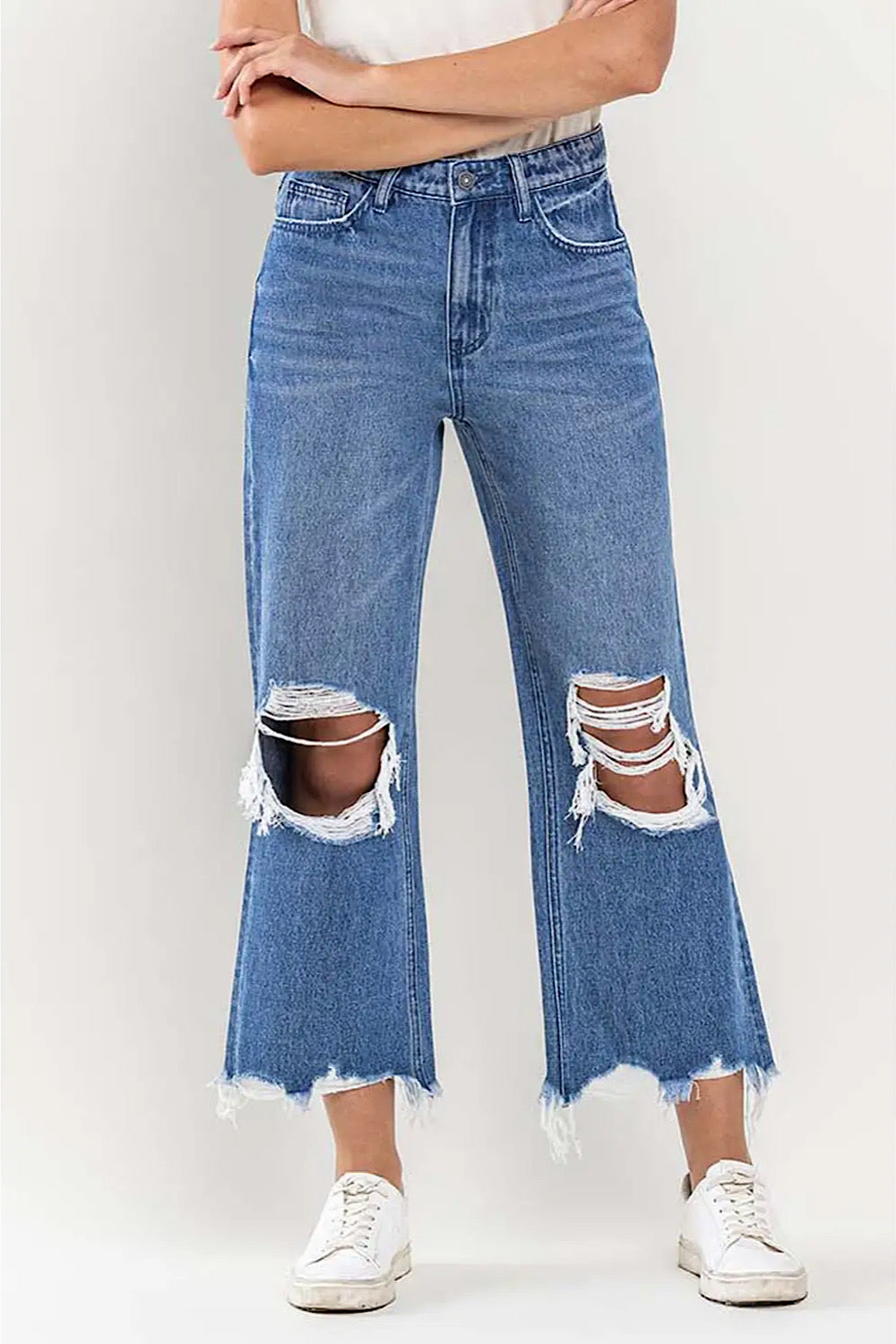 90’S VINTAGE CROP FLARE MIRACULOUSLY