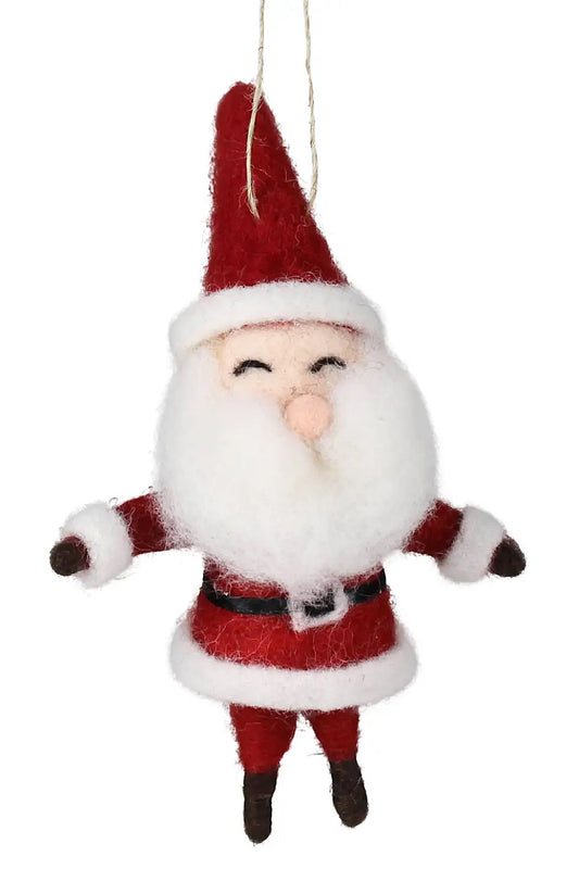 SANTA FELT ORNAMENT