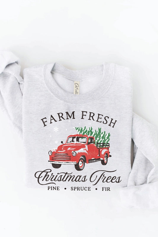 FARM FRESH CHRISTMAS TREES SWEATSHIRT