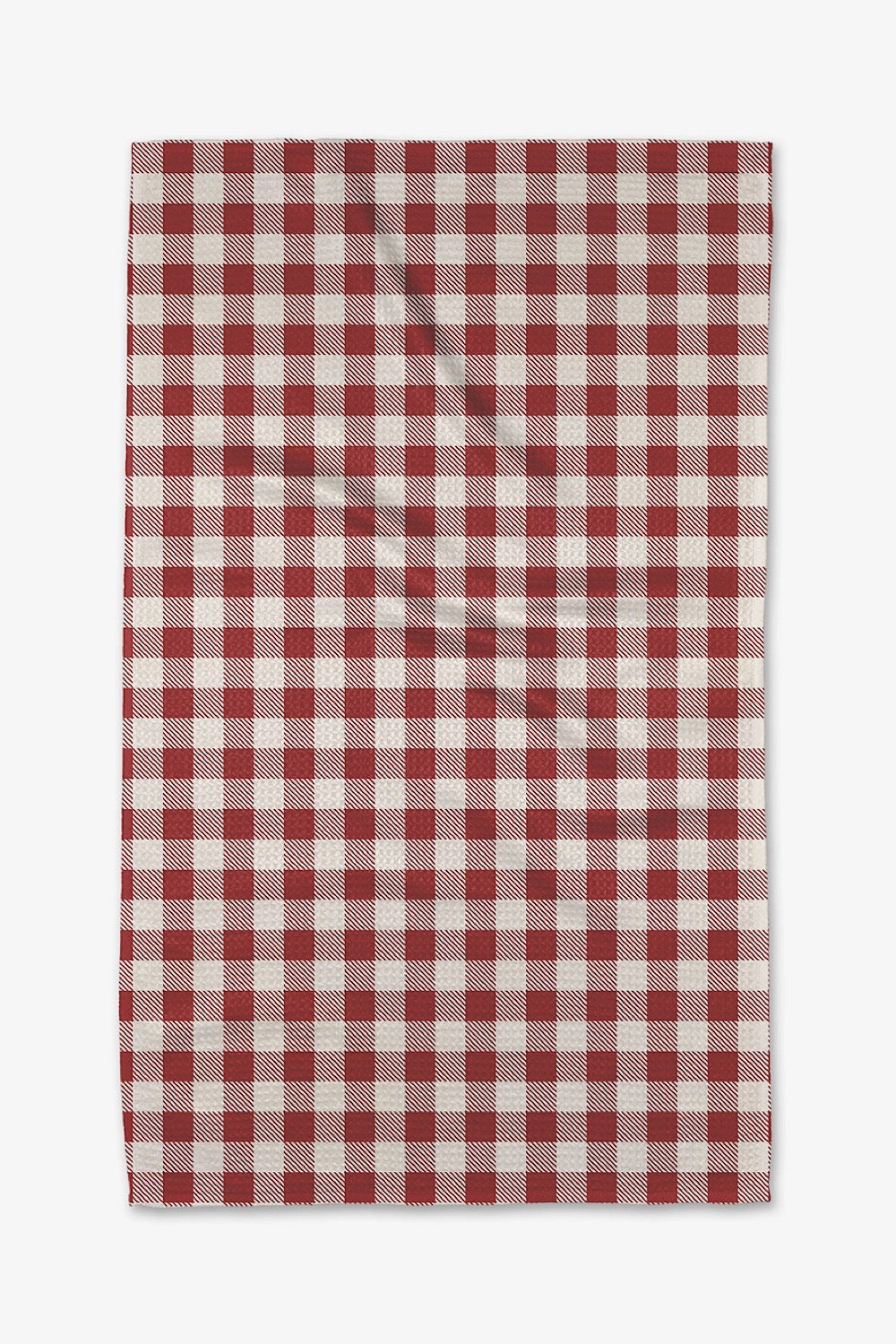 CHRISTMAS GINGHAM RED TOWEL