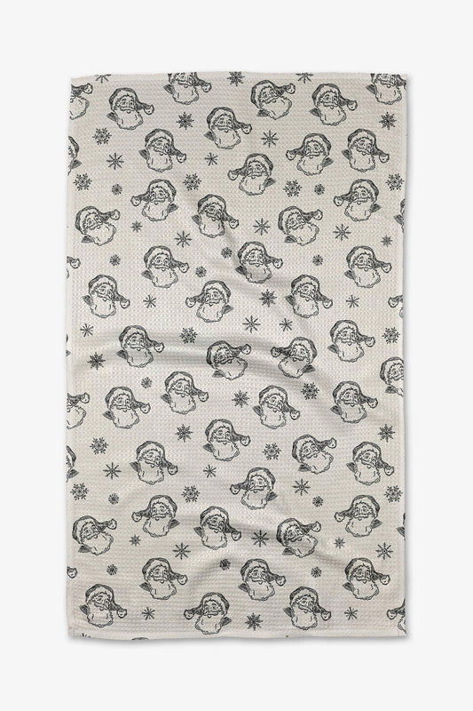 VINTAGE SANTA TEA TOWEL