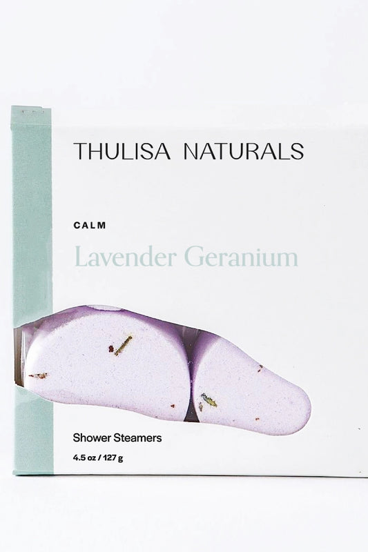 LAVENDER GERANIUM 4-PACK SHOWER STEAMERS