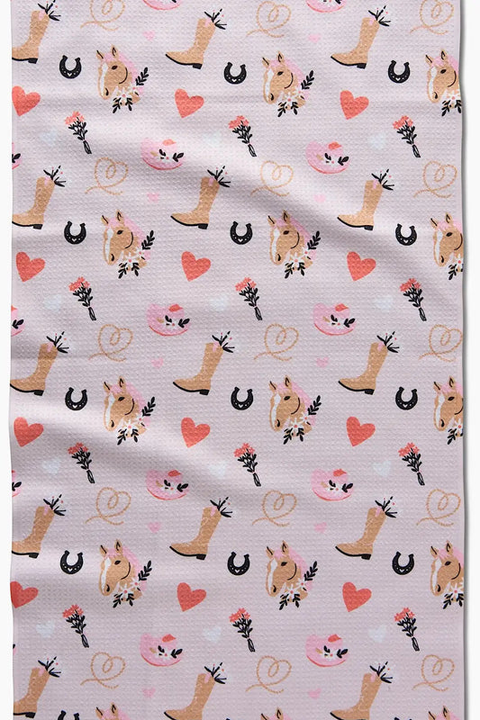 COWGIRL LOVE TEA TOWEL