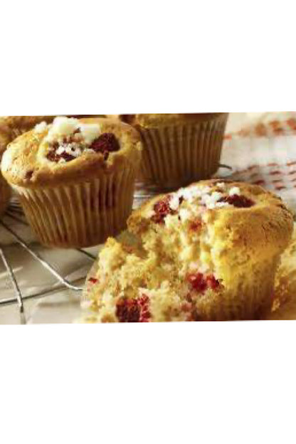 WHITE CHOCOLATE RASPBERRY MUFFIN MIX