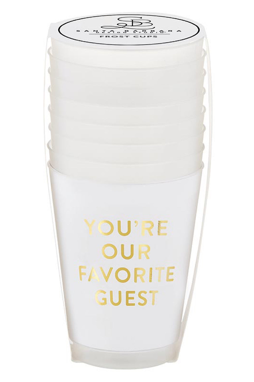 FAVORITE GUEST FROST CUPS SET OF 6