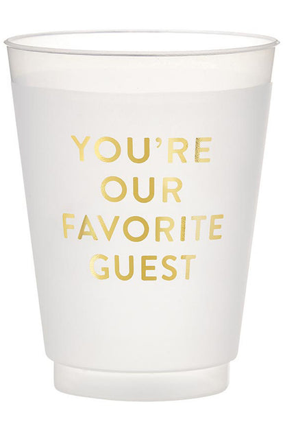 FAVORITE GUEST FROST CUPS SET OF 6