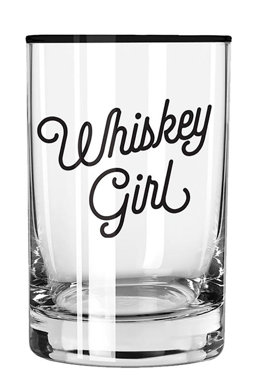WHISKEY GIRL ROCKS GLASS