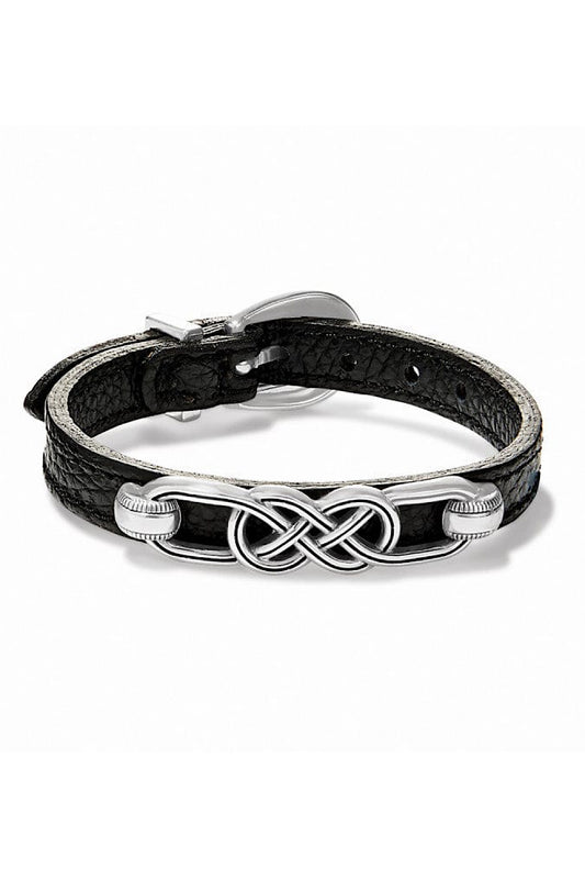 INTERLOK BRAID LEATHER BRACELET