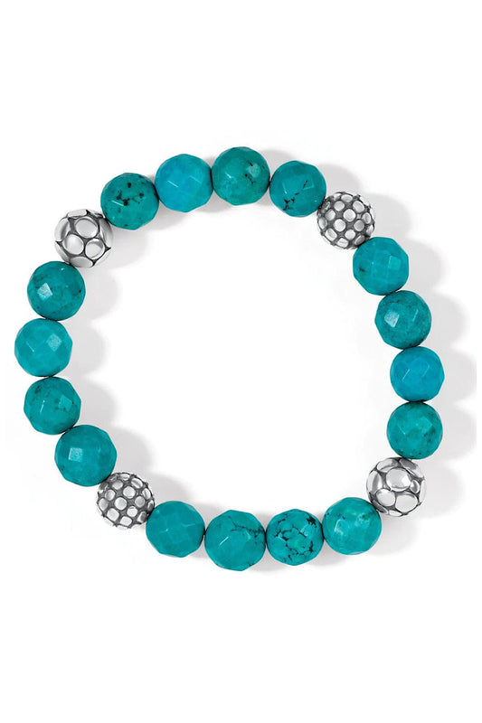 PEBBLE TURQUOISE STRETCH BRACELET