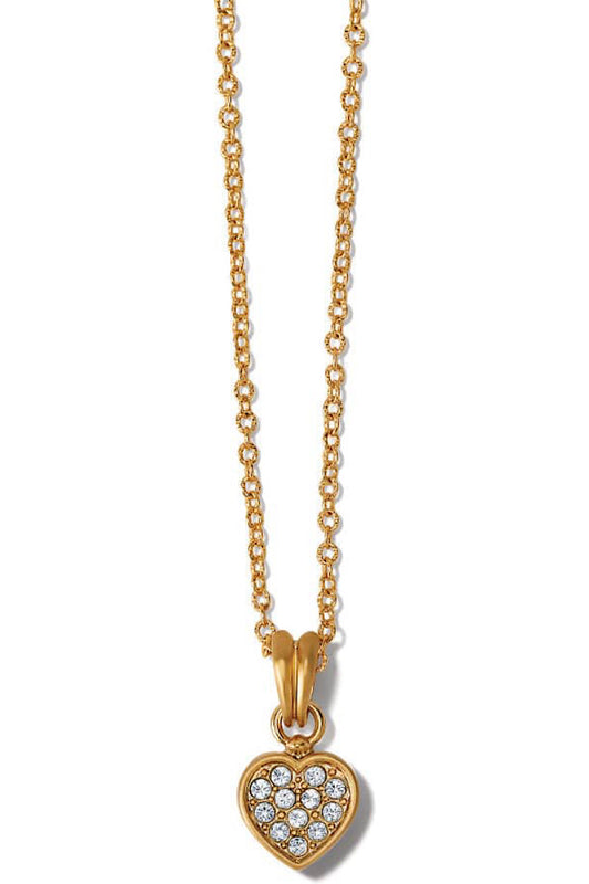 MERIDIAN ZENITH GOLD HEART NECKLACE