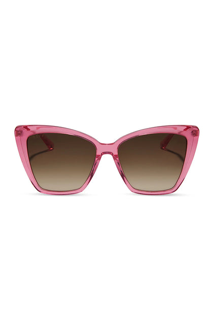 BECKY II CANDY PINK GRADIENT SUNGLASSES