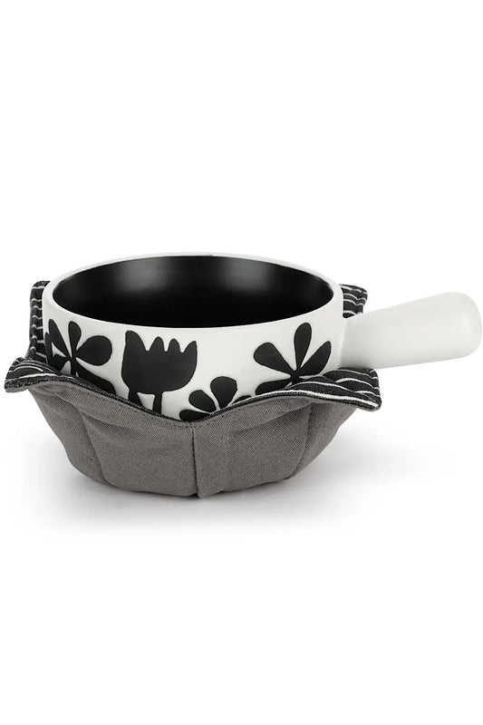 SOUP CROCK & BOWL COZY IN BOLD FLORAL