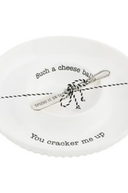 CHEESEBALL DISH SET