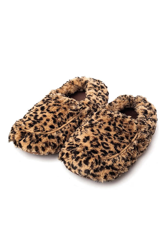 LEOPARD SLIPPERS WARMIES