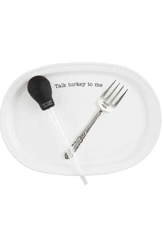 TALK TURKEY TO ME PLATTER SET