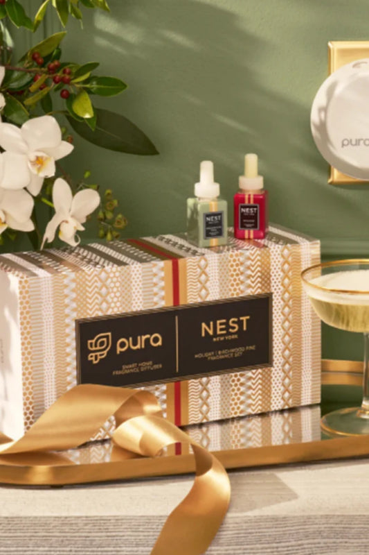 NEST PURA SMART DIFFUSER SET HOLIDAY/BIRCHWOOD PINE