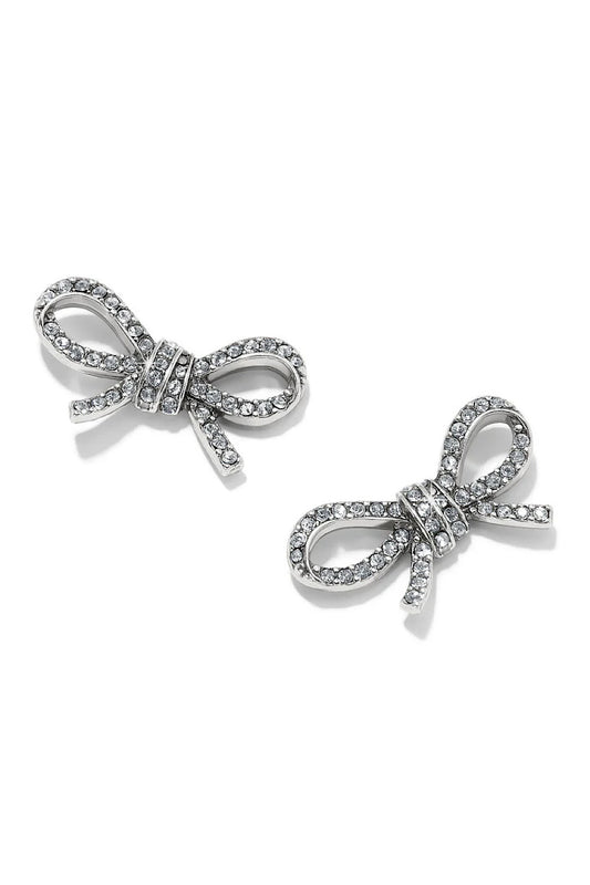 ILLUMINA BOW POST EARRINGS