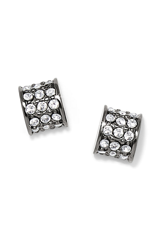 MERIDIAN POST EARRINGS IN GUNMETAL