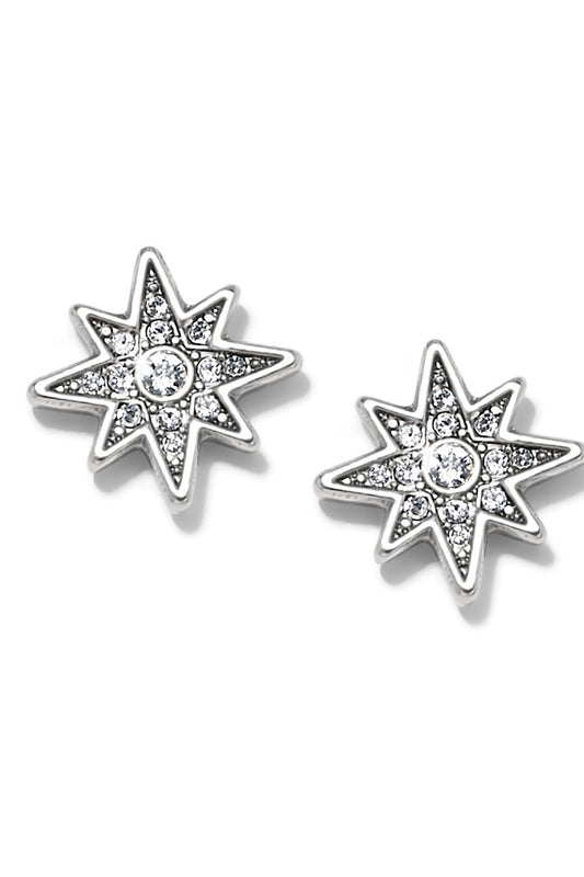 ENCHANTING STAR POST EARRINGS IN SILVER