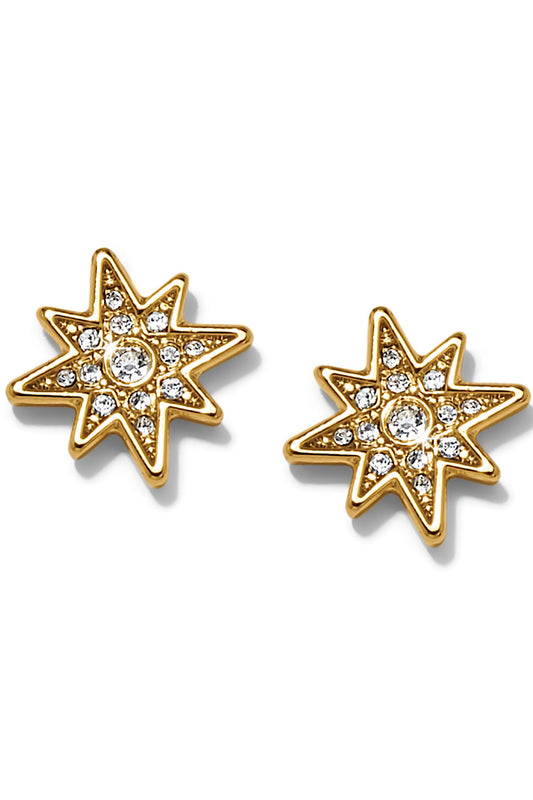 ENCHANTING STAR POST EARRINGS IN GOLD