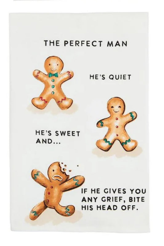 THE PERFECT MAN TEA TOWEL