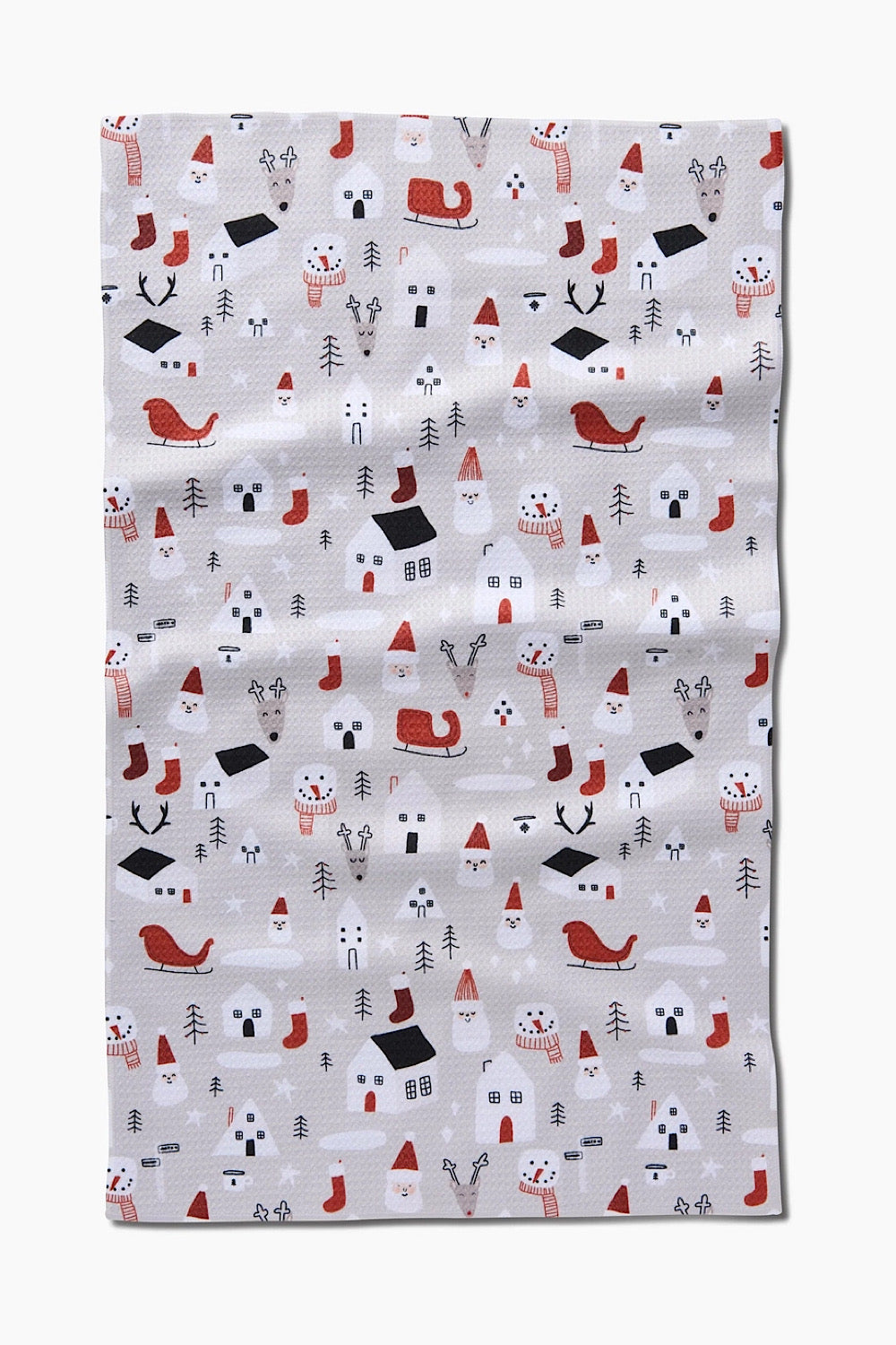 SANTA'S VILLAGE TEA TOWEL