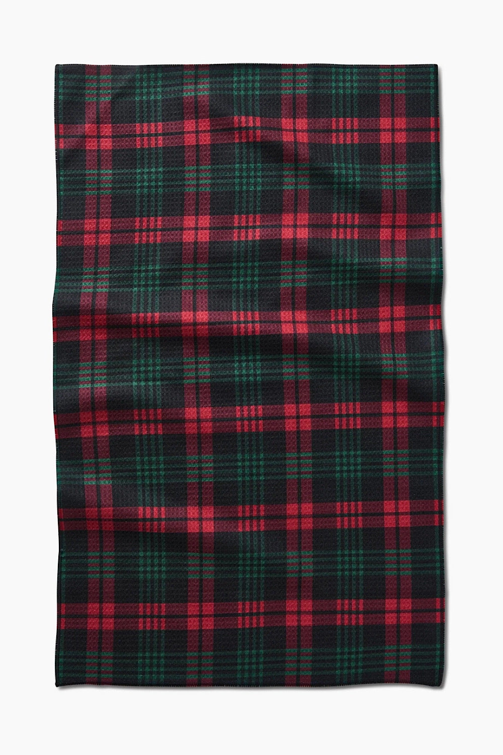 VERY MERRY PLAID TEA TOWEL